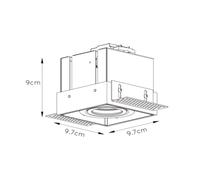 Lucide Foco Trimless, 1 luz, blanco