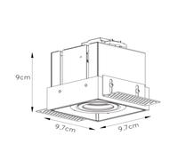 Lucide Foco Trimless, 1 luz, negro