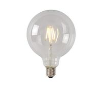 LUCIDE G125 Class B - Bombilla de filamento - Ø 12,5 cm - LED Dim. - E27 - 1 x 7 W 2700 K - Transparente