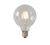 LUCIDE G80 Class A - Lámpara de filamento - Ø 8 cm - LED - E27-1x7W 2700K - Transparente