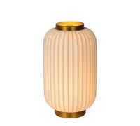 LUCIDE GOSSE - Lámpara de mesa - Ø 19,7 cm - 1xE14 - Blanco