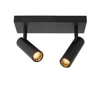 LUCIDE GRADO - Foco de techo - 2xGU10 (MR11) - Negro