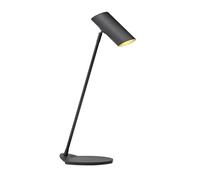 Lucide Sofisticada lámpara de mesa Hester, negra