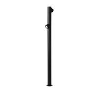 LUCIDE IBAMBA - Lámpara baliza - LED - 2x6W 3000K - IP65 - Negro