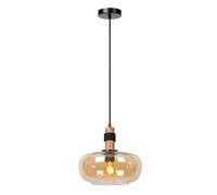 LUCIDE ILONA - Lámpara colgante - Ø 30 cm - 1xE27 - Ámbar