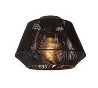LUCIDE JESSICA - Lámpara de techo - Ø 30 cm - 1xE27 - Negro