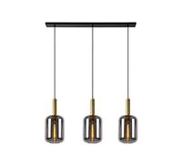 LUCIDE JOANET - Lámpara colgante - 3xE27 - Ahumado