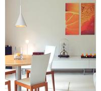 Lucide Lámpara colgante cónica de escayola Gipsy