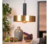 Lucide Lámpara colgante Giada oro negro Ø 50 cm