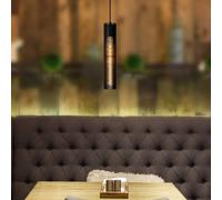 Lucide Lámpara colgante Lionel con pantalla de puntal metálico