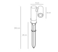 Lucide Lámpara con pica LED Tatum con foco orientable EC:EPREL:854723