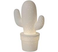 Lucide Lámpara de mesa original decorativa con forma de cactus blanco