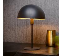 LUCIDE SIEMON - Lámpara de mesa - Ø 25 cm - 1xE14 - Negro