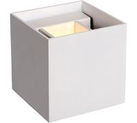 Lucide Lámpara de pared de aluminio 1xG9, blanco