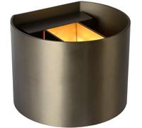 Lucide Lámpara de pared de aluminio 1xG9, marrón óxido