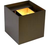 Lucide Lámpara de pared de aluminio 1xG9, marrón óxido