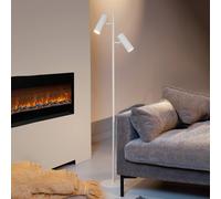 LUCIDE CLUBS - Lámpara de suelo - 2xGU10 - Blanco