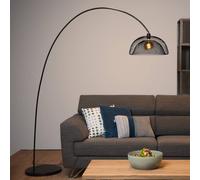 Lucide Lámpara de pie Mesh, negro, lámpara de arco