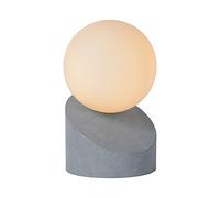 LUCIDE LEN - Lámpara de mesa - Ø 10 cm - 1xG9 - Gris