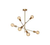 LUCIDE LESTER - Lámpara de techo - 6xE27 - Oro mate/Latón