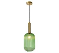 LUCIDE MALOTO - Lámpara colgante - Ø 20 cm - 1xE27 - Verde