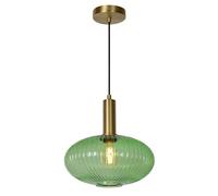 LUCIDE MALOTO - Lámpara colgante - Ø 30 cm - 1xE27 - Verde