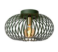 Lucide Plafón de jaula Manuela, Ø 40 cm, verde