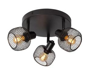 LUCIDE MAREN - Foco de techo - Ø 37 cm - 3xE14 - Negro