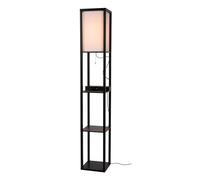 LUCIDE MENNO - Lámpara de suelo - 1xE27 - Con cargador inalámbrico - Negro