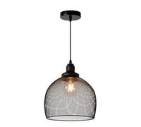LUCIDE MESH - Lámpara colgante - Ø 28 cm - 1xE27 - Negro