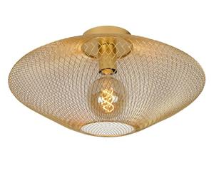 LUCIDE MESH - Lámpara de techo - Ø 45 cm - 1xE27 - Oro mate/Latón