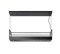 Lucide MIRAVELLE - Lámpara colgante - 6xGU10 - Negro