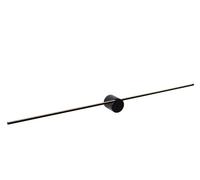 LUCIDE MIZAR - Lámpara de pared Baño - LED - 1x11W 2700K - IP44 - Negro