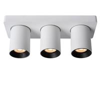 LUCIDE NIGEL - Foco de techo - LED Dim to warm - GU10-3x5W 2200K/3000K - Blanco