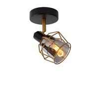 LUCIDE NILA - Foco de techo - 1xE14 - Negro