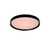 LUCIDE NURIA - Lámpara de techo - Ø 30 cm - LED 3 StepDim - 1x18W 2700K - Negro