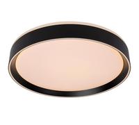 LUCIDE NURIA - Lámpara de techo - Ø 40 cm - LED 3 StepDim - 1x24W 2700K - Negro
