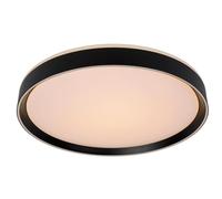 LUCIDE NURIA - Lámpara de techo - Ø 50 cm - LED 3 StepDim - 1x36W 2700K - Negro