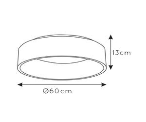 Lucide Plafón LED Talowe, blanco, Ø 60 cm EC:EPREL:894771