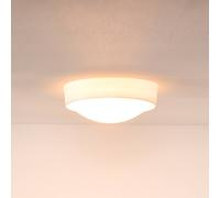 Lucide Plafón Lex, redondo, Ø 25 cm, blanco