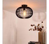 Lucide Plafón Reda negro Ø 32 cm