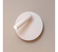 Lucide Proyector LED recargable de pared Jolijn, blanco, Ø 10,2 cm, imán EC:EPREL:1841013