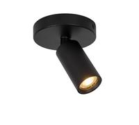 LUCIDE RITMO - Foco de techo - Ø 10 cm - 1xGU10 (MR11) - Negro