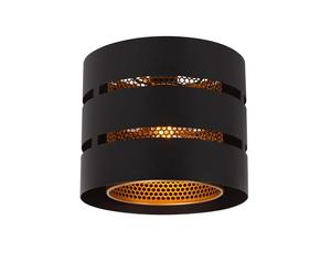 LUCIDE ROSAS - Lámpara de techo - Ø 26 cm - 1xE27 - Negro