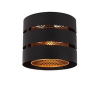 LUCIDE ROSAS - Lámpara de techo - Ø 26 cm - 1xE27 - Negro