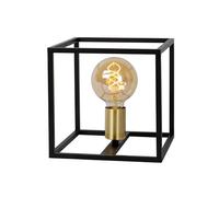 Lucide RUBEN - Lámpara de mesa - 1xE27 - Negro