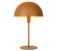 LUCIDE SIEMON - Lámpara de mesa - Ø 25 cm - 1xE14 - Ocre