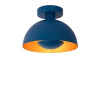 LUCIDE SIEMON - Lámpara de techo - Ø 25 cm - 1xE27 - Azul