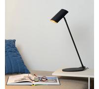 Lucide Sofisticada lámpara de mesa Hester, negra True