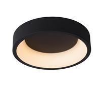 LUCIDE TALOWE LED - Lámpara de techo - Ø 30 cm - LED Regul. - 1x20W 3000K - Negro